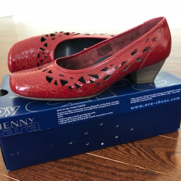 ARA Jenny Sharon Model US 8.5 size, , EU 39 size; red colour, NEW - Picture 4 of 16